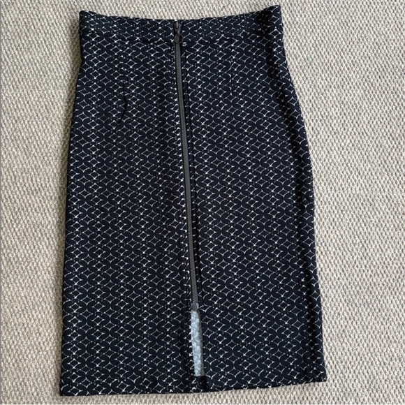 NWT Anthropologie Maeve Samantha Stretch Pencil Skirt Black Small Retail $78.00 - Picture 7 of 8